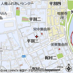愛知県あま市西今宿平割三29周辺の地図