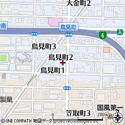 愛知県名古屋市西区鳥見町2丁目15周辺の地図