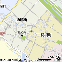 愛知県瀬戸市羽根町112周辺の地図