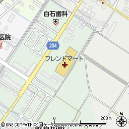 ダイソーフレンドマート稲枝店周辺の地図