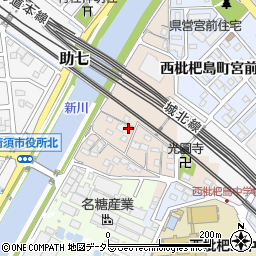 愛知県清須市西枇杷島町小場塚1226周辺の地図