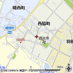 愛知県瀬戸市西脇町113周辺の地図
