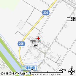 滋賀県彦根市三津町249周辺の地図