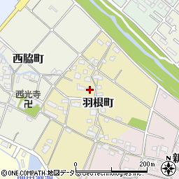 愛知県瀬戸市羽根町88周辺の地図