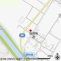 滋賀県彦根市三津町453周辺の地図