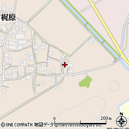 兵庫県丹波市市島町梶原772周辺の地図