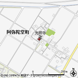 滋賀県東近江市阿弥陀堂町443周辺の地図