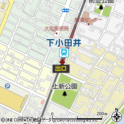 下小田井駅周辺の地図