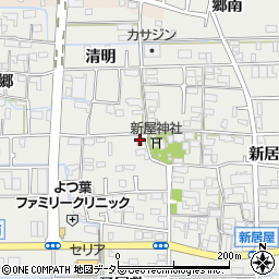 愛知県あま市新居屋郷26周辺の地図