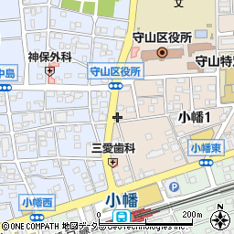 佐古時計店周辺の地図