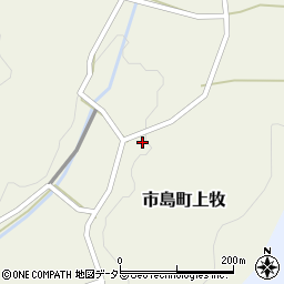 兵庫県丹波市市島町上牧210周辺の地図