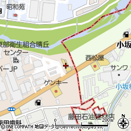 愛知日産尾張旭店周辺の地図