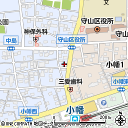 ミヤケ自転車店周辺の地図