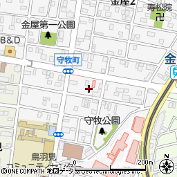 〒463-0073 愛知県名古屋市守山区守牧町の地図