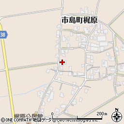 兵庫県丹波市市島町梶原667周辺の地図