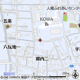 愛知県あま市西今宿六反地五80-1周辺の地図