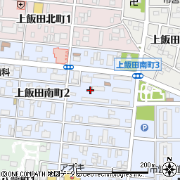 愛知県名古屋市北区上飯田南町3丁目周辺の地図