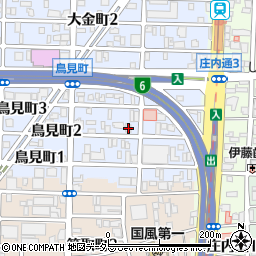 愛知県名古屋市西区鳥見町2丁目37周辺の地図