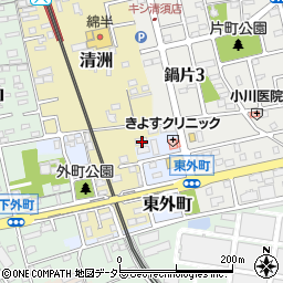 愛知県清須市清洲2037周辺の地図