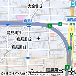 愛知県名古屋市西区鳥見町2丁目33周辺の地図