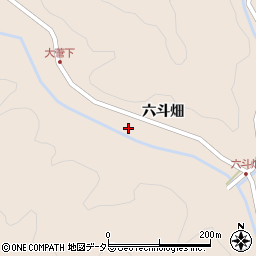 愛知県北設楽郡豊根村三沢六斗畑周辺の地図