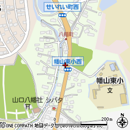 愛知県瀬戸市八幡町周辺の地図