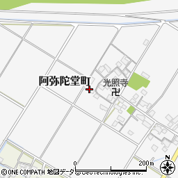 滋賀県東近江市阿弥陀堂町438周辺の地図