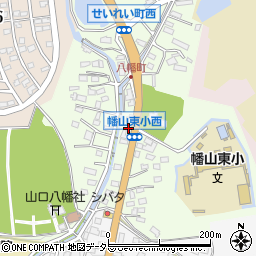 愛知県瀬戸市八幡町周辺の地図