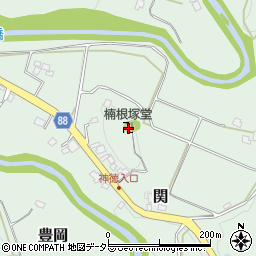 千葉県富津市関616周辺の地図