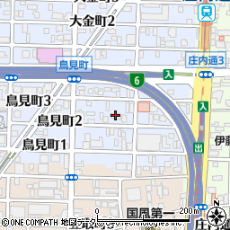愛知県名古屋市西区鳥見町2丁目35周辺の地図