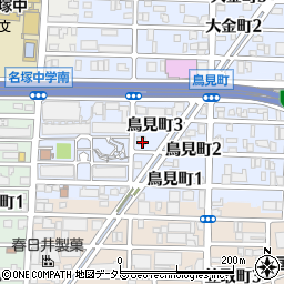 愛知県名古屋市西区鳥見町2丁目23周辺の地図