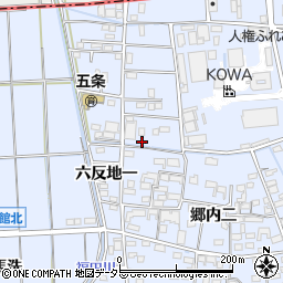 愛知県あま市西今宿六反地五102周辺の地図