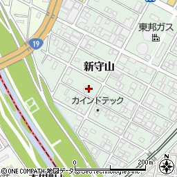 愛知県名古屋市守山区新守山周辺の地図