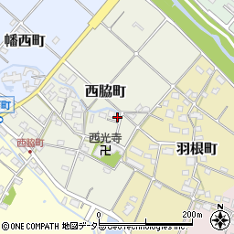 愛知県瀬戸市西脇町88周辺の地図