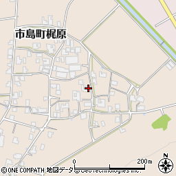 兵庫県丹波市市島町梶原813周辺の地図