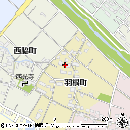 愛知県瀬戸市羽根町78周辺の地図
