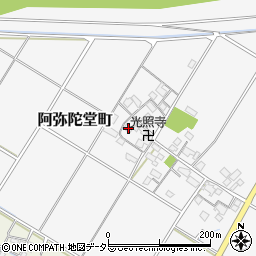 滋賀県東近江市阿弥陀堂町440周辺の地図