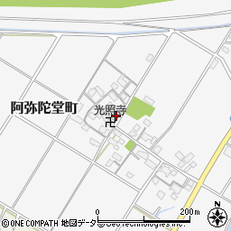滋賀県東近江市阿弥陀堂町459周辺の地図