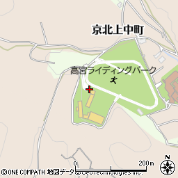 京北育成牧場周辺の地図