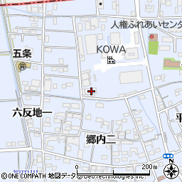 愛知県あま市西今宿六反地五80-4周辺の地図