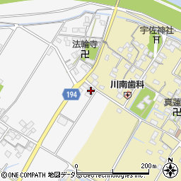 滋賀県東近江市阿弥陀堂町2-1周辺の地図