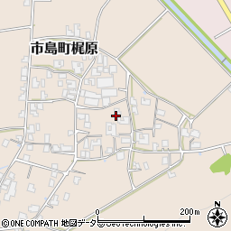 兵庫県丹波市市島町梶原814周辺の地図