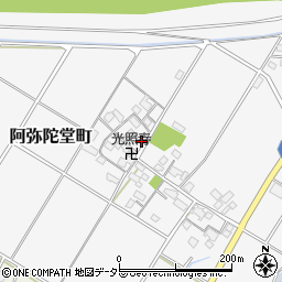 滋賀県東近江市阿弥陀堂町460周辺の地図
