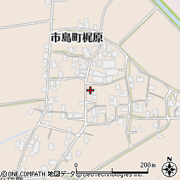 兵庫県丹波市市島町梶原841周辺の地図