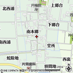 愛知県あま市蜂須賀南本郷902周辺の地図