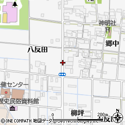 愛知県あま市花正堀口周辺の地図