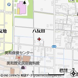 愛知県あま市花正八反田周辺の地図