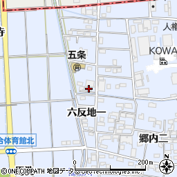 愛知県あま市西今宿六反地四7-2周辺の地図