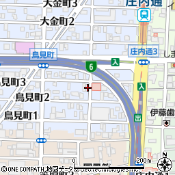 愛知県名古屋市西区鳥見町2丁目6周辺の地図