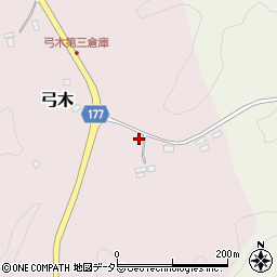 千葉県夷隅郡大多喜町弓木769周辺の地図